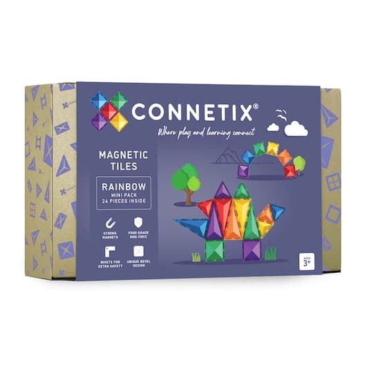 Connetix® Magnetic Tiles Rainbow Mini Set